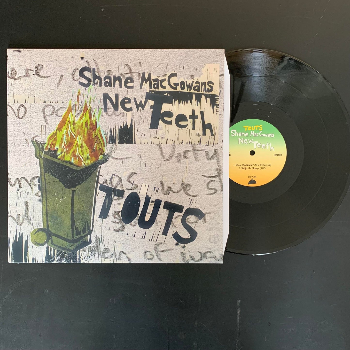SHANE MACGOWAN'S NEW TEETH VINYL EP & T-SHIRT BUNDLE
